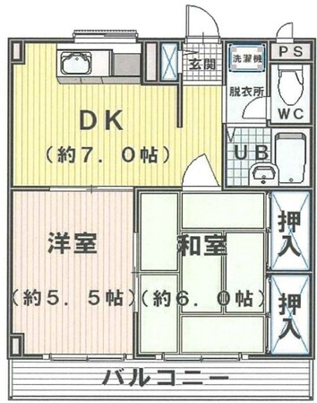 エステートピア松江の物件間取画像